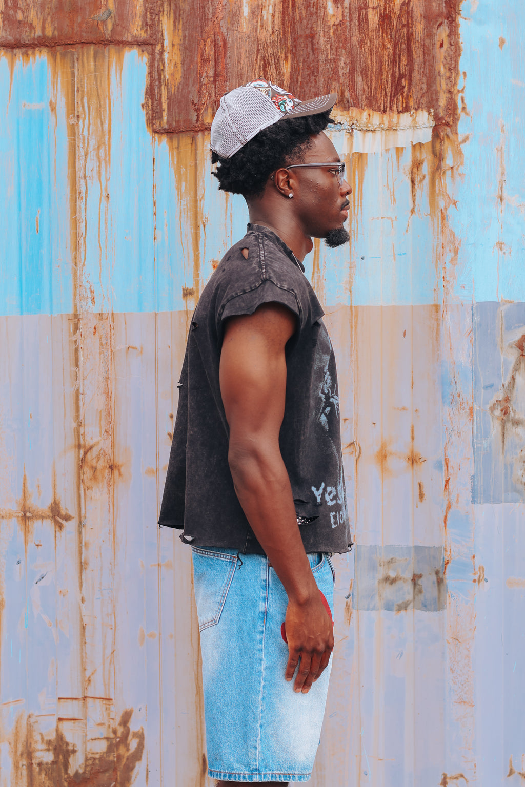 “CRUCIFIX” Sleeveless T-Shirt