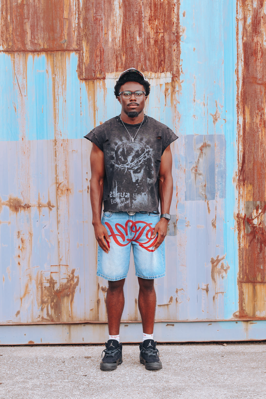 “CRUCIFIX” Sleeveless T-Shirt