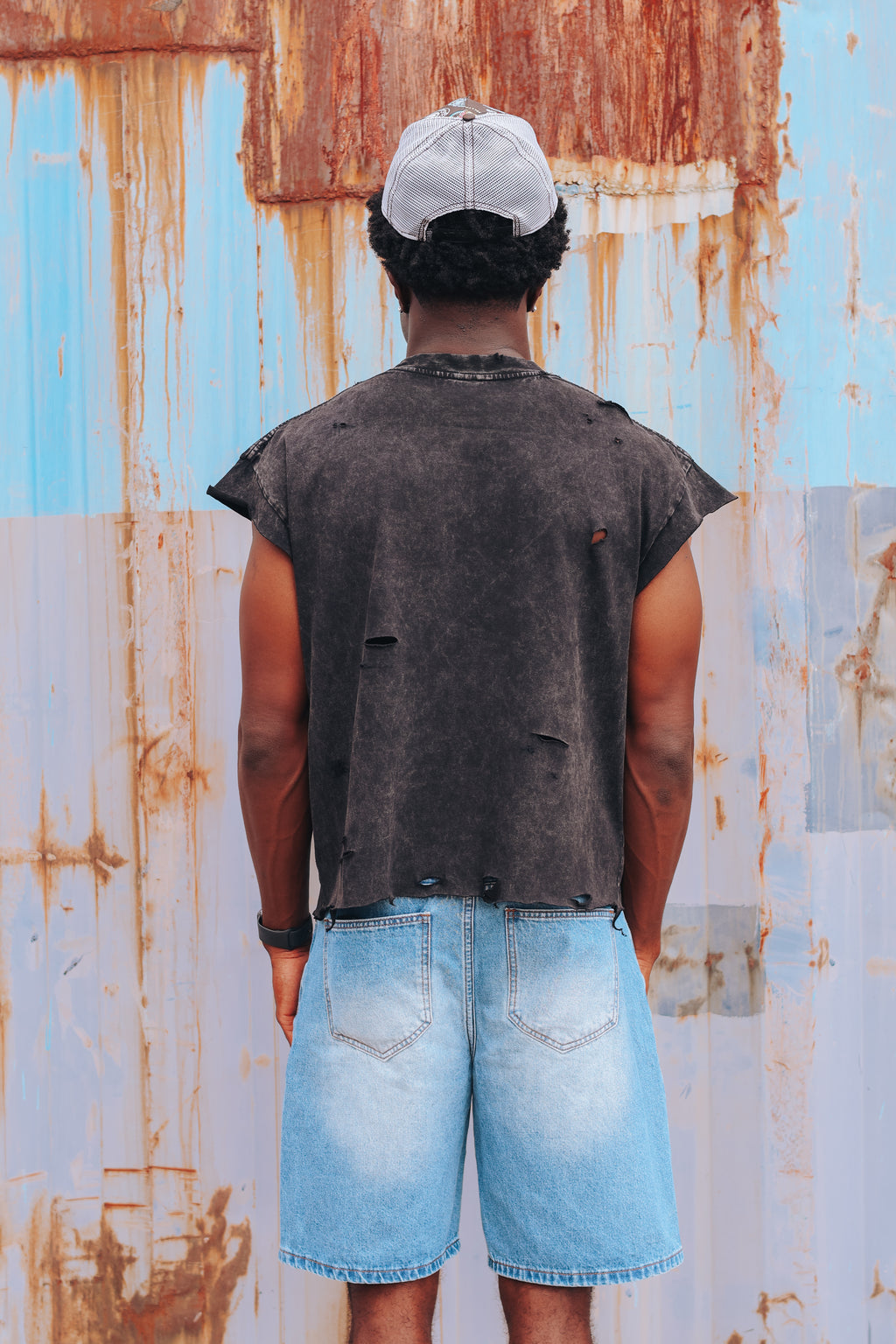 “CRUCIFIX” Sleeveless T-Shirt