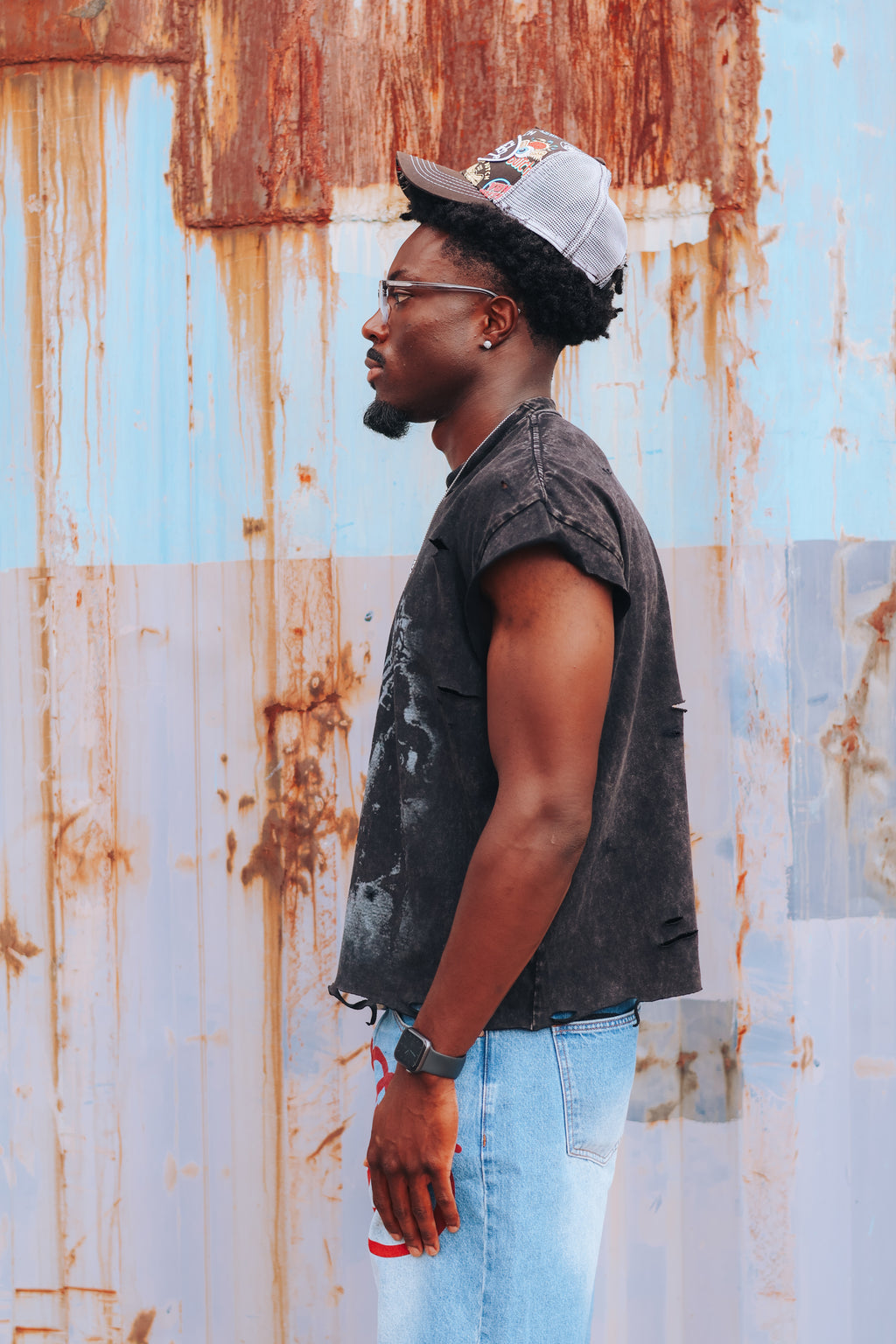 “CRUCIFIX” Sleeveless T-Shirt